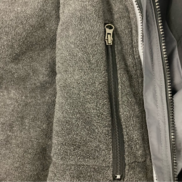 Columbia Interchange Fleece Lined Black & Gray Winter Jacket Mens Medium - Picture 14 of 15